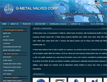 Tablet Screenshot of gmvalves.com